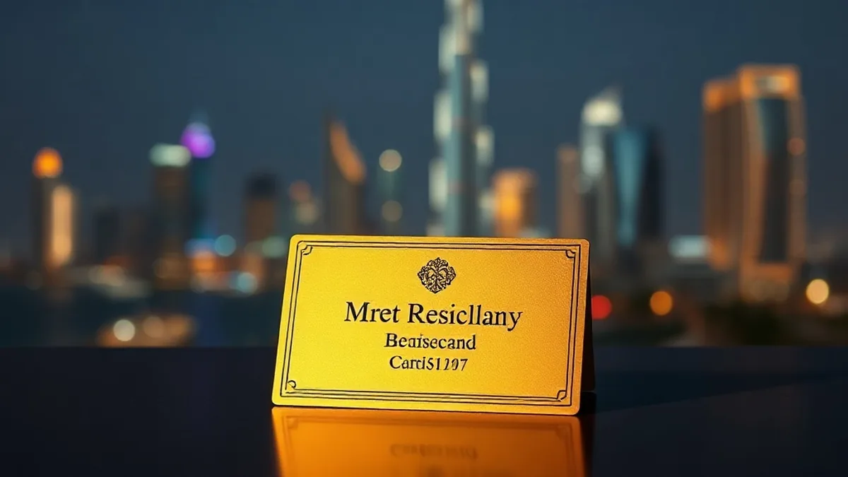 Golden visa Dubai typing center application guide